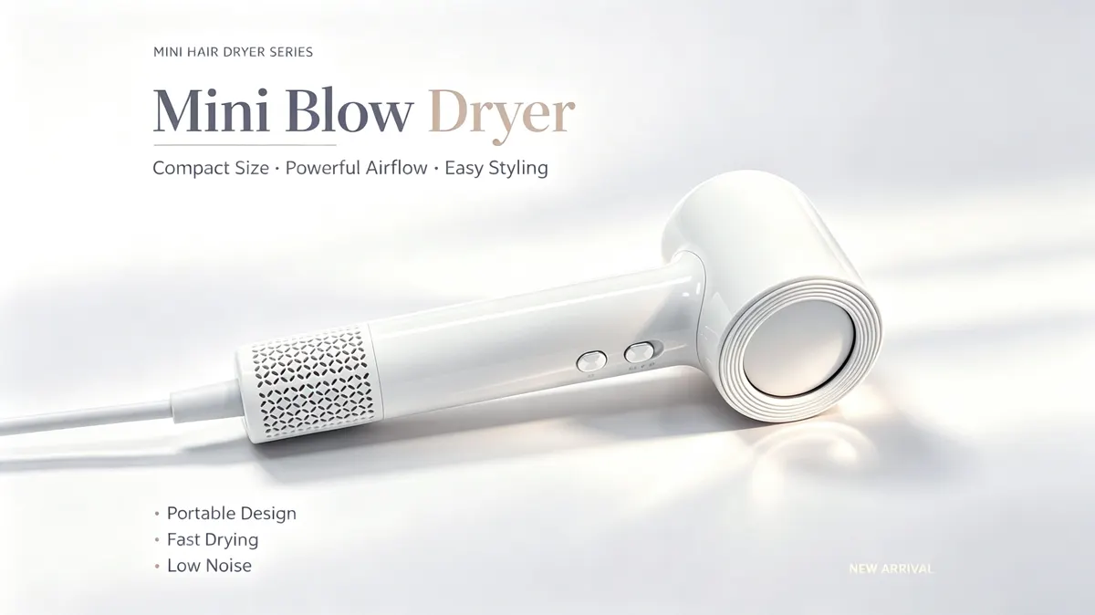 lightweight styling tools 2026 mini hair dryer portable travel size